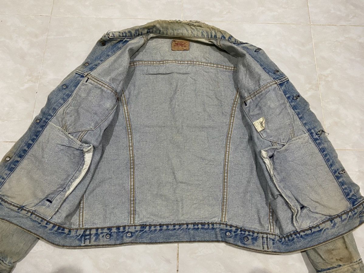 Levi's Vintage Clothing Vintage Distressed LEVIS Denim Jacket Size US M / EU 48-50 / 2 - 10 Thumbnail