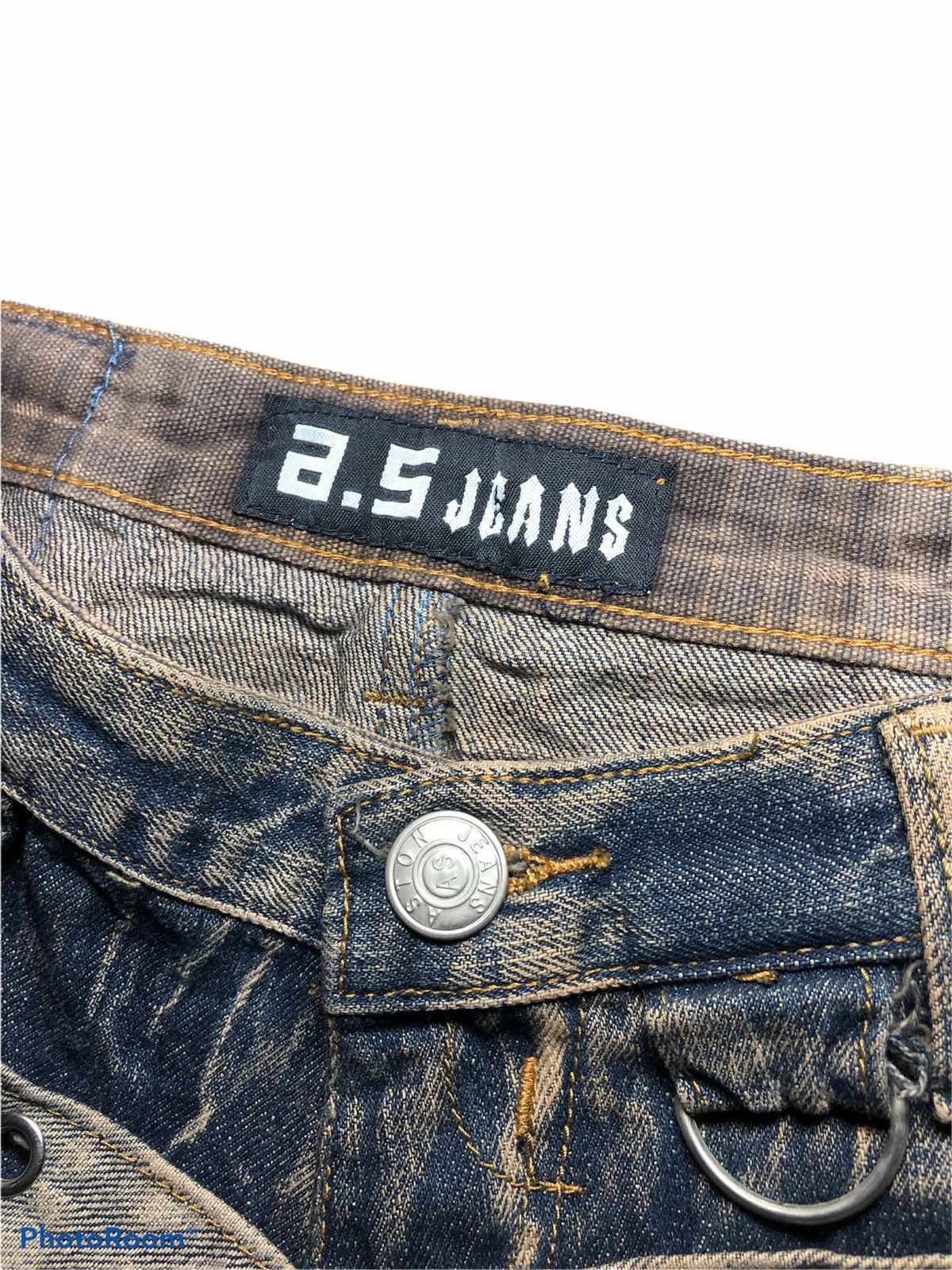 Seditionaries RARE⚡️⚡️ PUNK STYLE RUSTY BLUE JEANS Size US 29 - 6 Thumbnail
