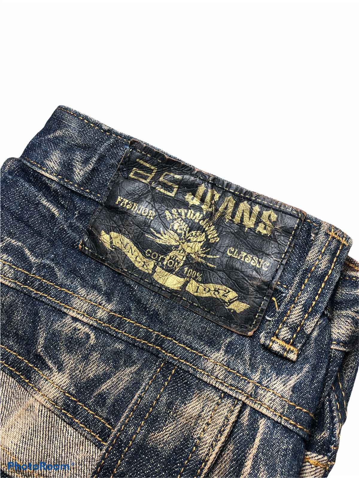 Seditionaries RARE⚡️⚡️ PUNK STYLE RUSTY BLUE JEANS Size US 29 - 7 Thumbnail