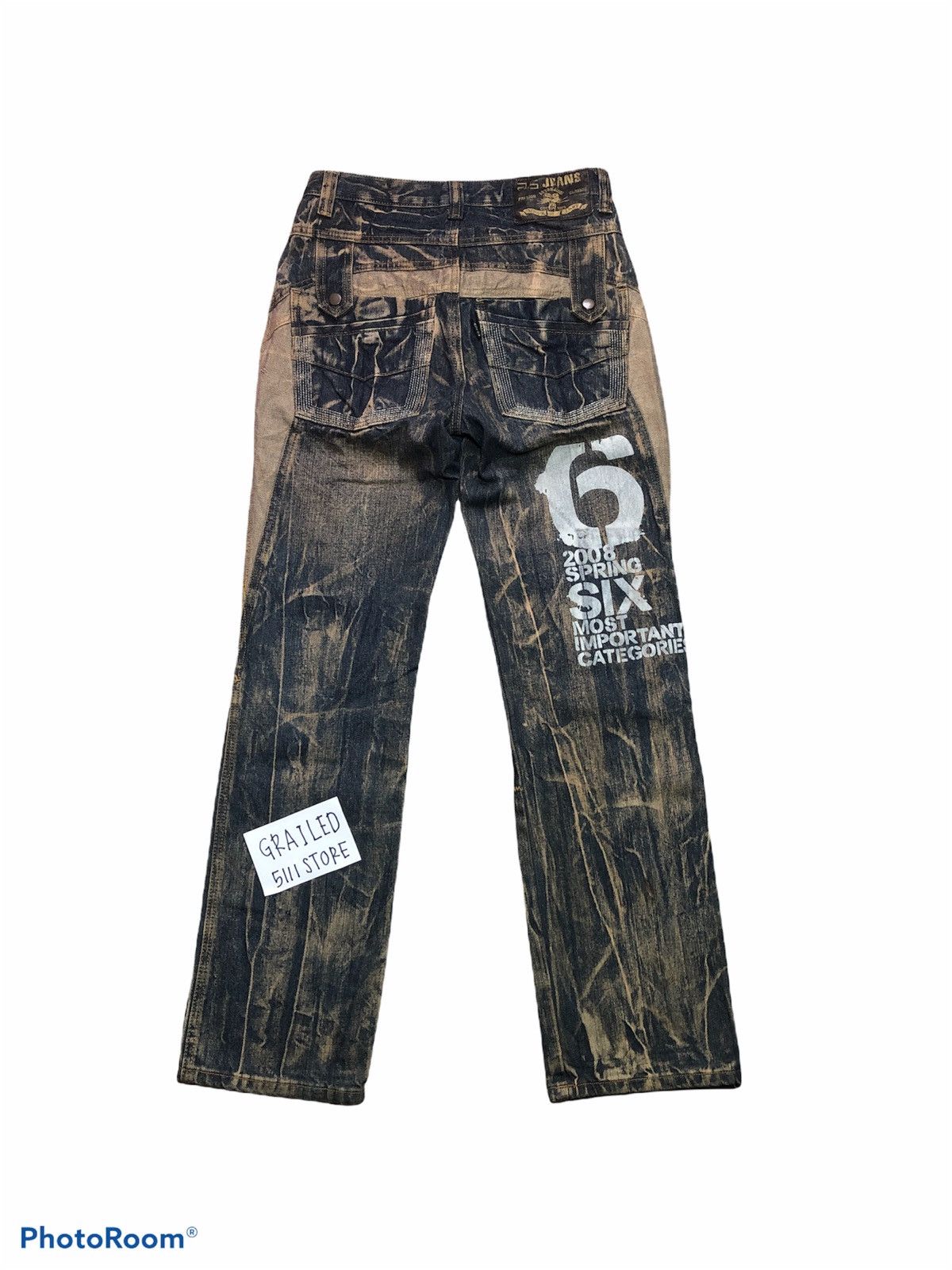 Seditionaries RARE⚡️⚡️ PUNK STYLE RUSTY BLUE JEANS Size US 29 - 2 Thumbnail