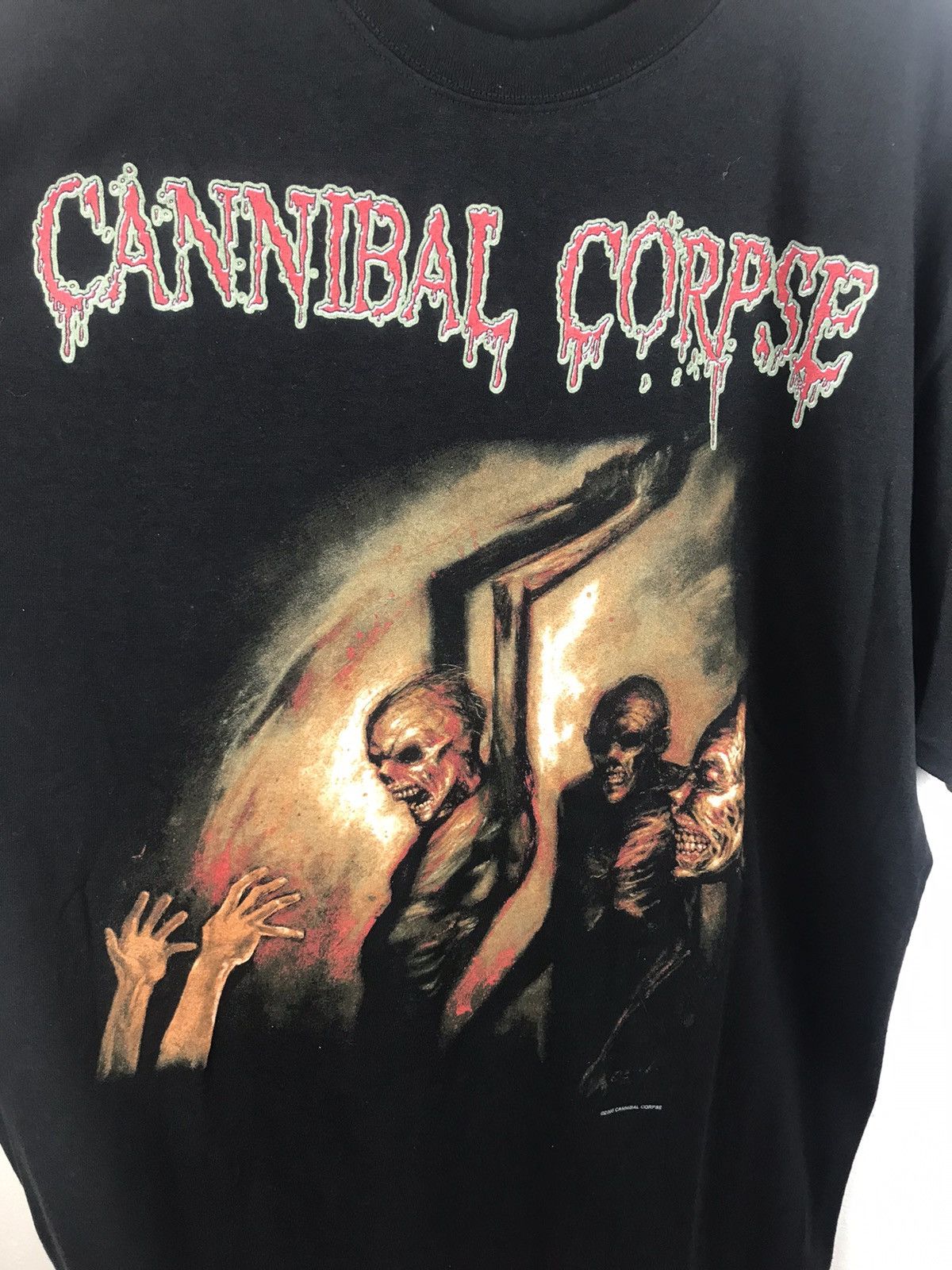 Band Tees Cannibal Corps Death metal Band Shirt Size US XL / EU 56 / 4 - 2 Thumbnail