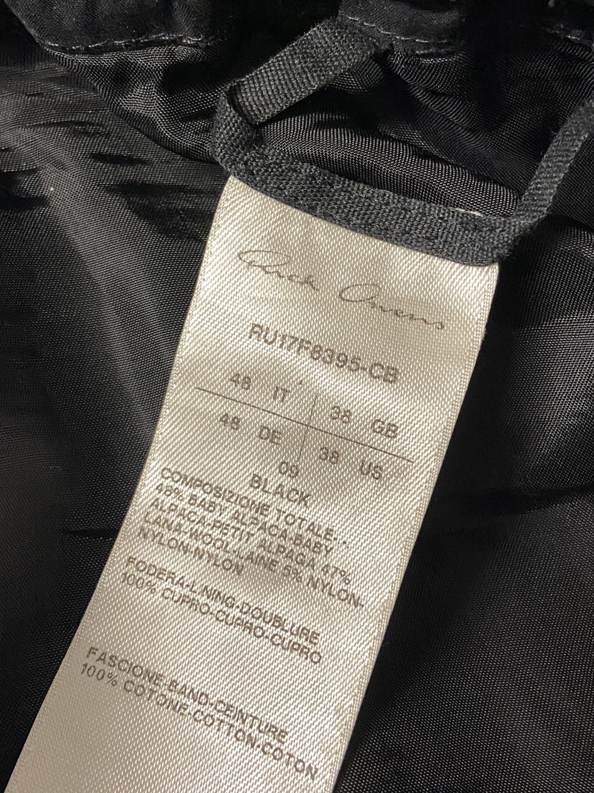 Rick Owens Rick Owens baby alpaca wool cropped size 48 Size US 32 / EU 48 - 5 Thumbnail