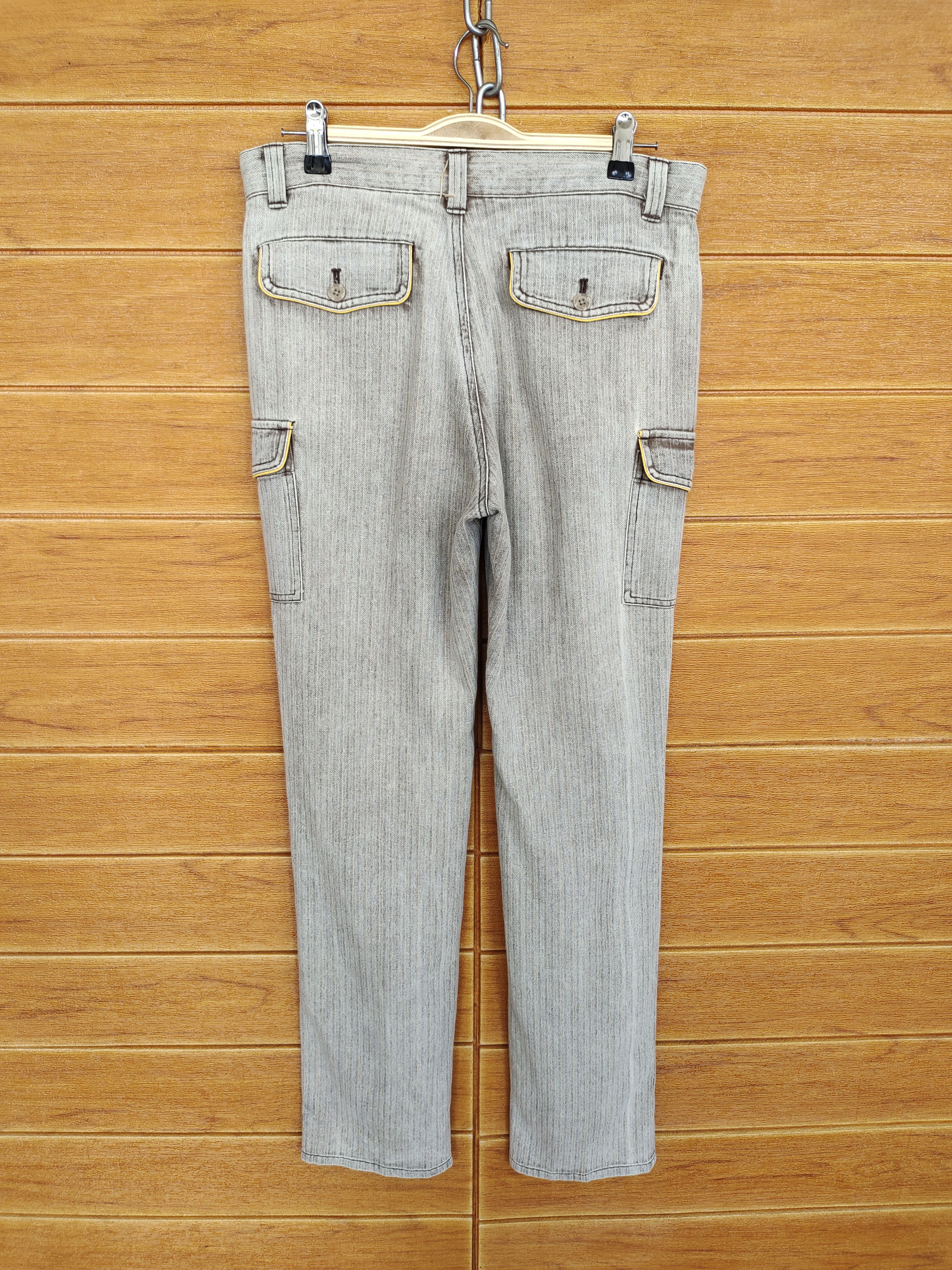 Woolrich Woolen Mills Vintage WOOLRICH Herringbone Twill Cargo Pants Size US 31 - 9 Thumbnail