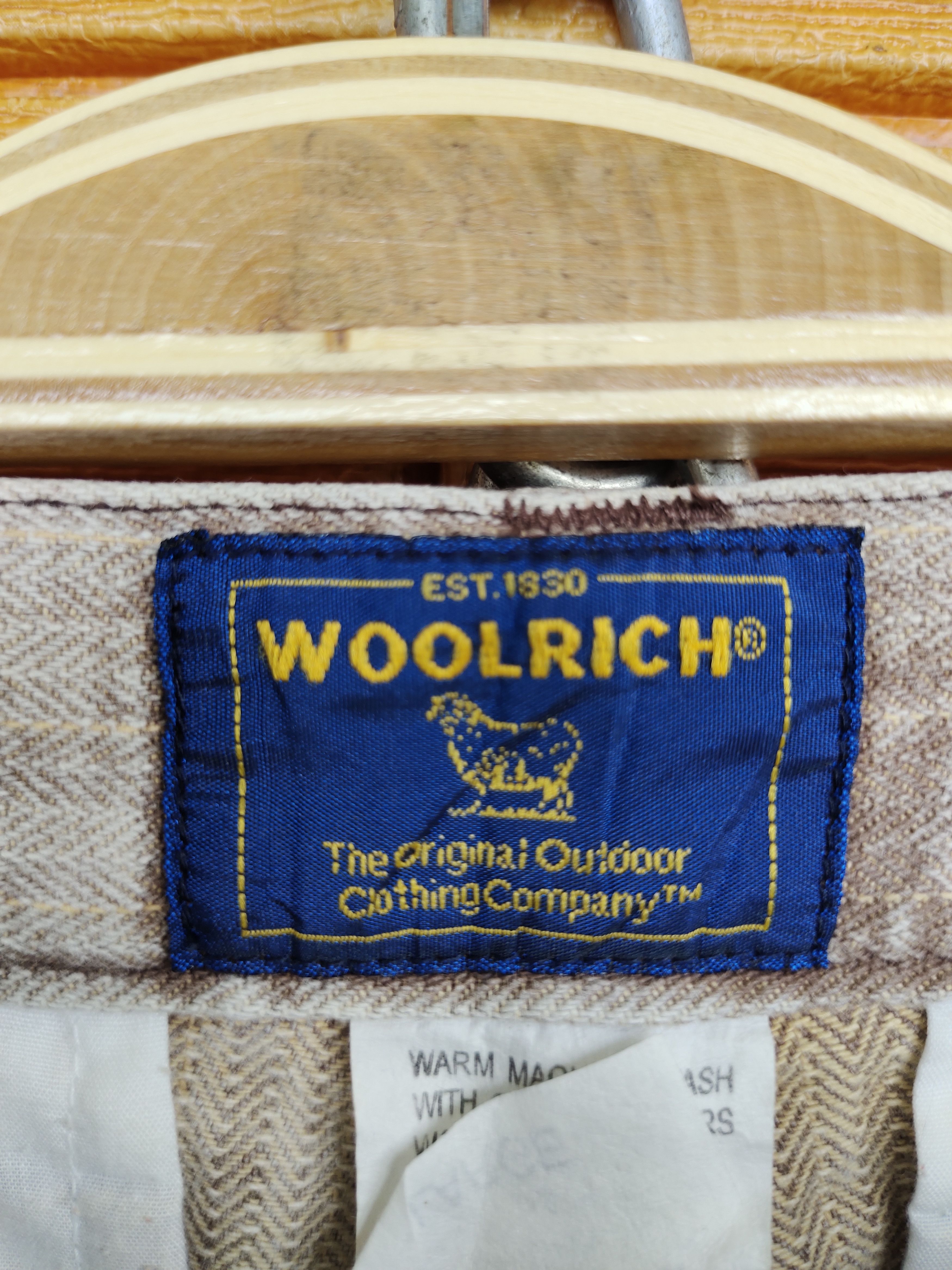 Woolrich Woolen Mills Vintage WOOLRICH Herringbone Twill Cargo Pants Size US 31 - 13 Thumbnail