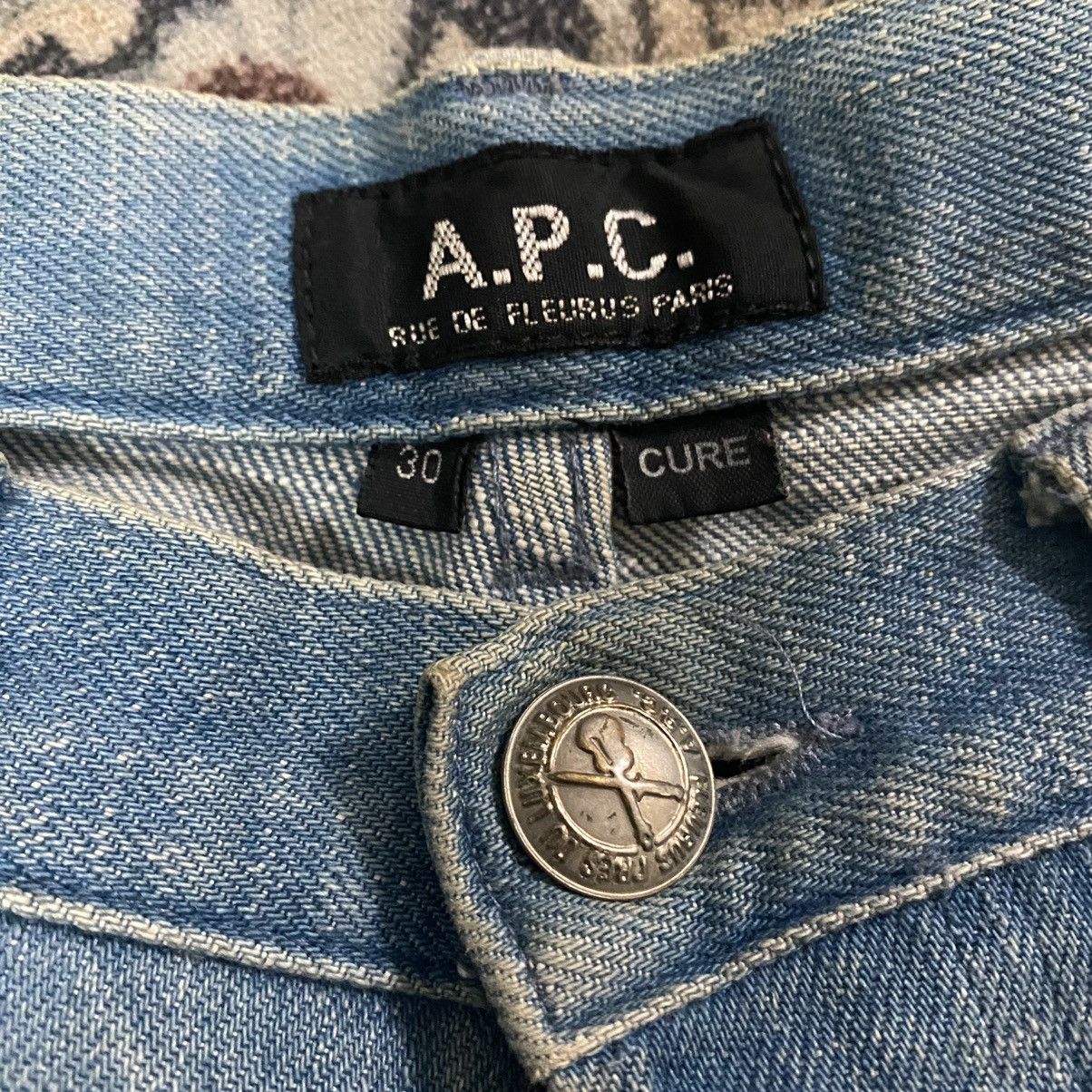 A.P.C. Dirty Faded APC Cure Denim Skinny Jeans Rue de fleurus Size US 30 / EU 46 - 11 Thumbnail