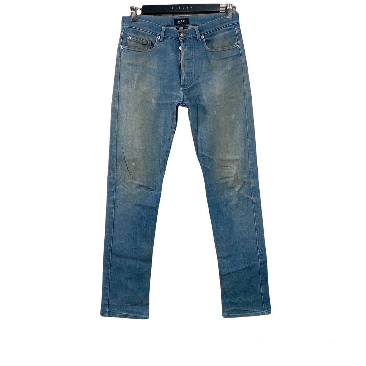 A.P.C. Dirty Faded APC Cure Denim Skinny Jeans Rue de fleurus Size US 30 / EU 46 - 1 Thumbnail