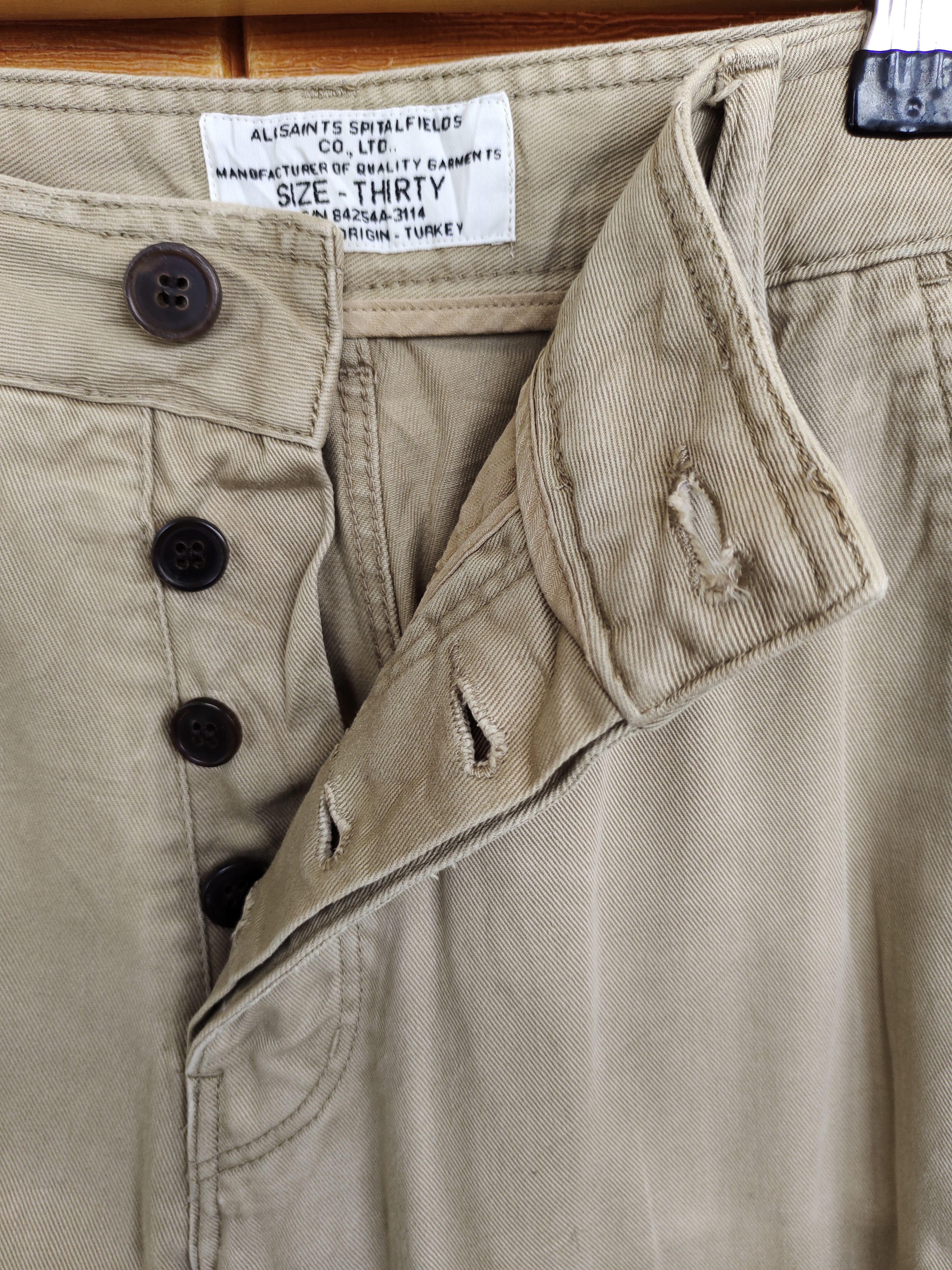 Allsaints ALLSAINTS Spitalfieds Chinos Pants Size US 31 - 17 Thumbnail