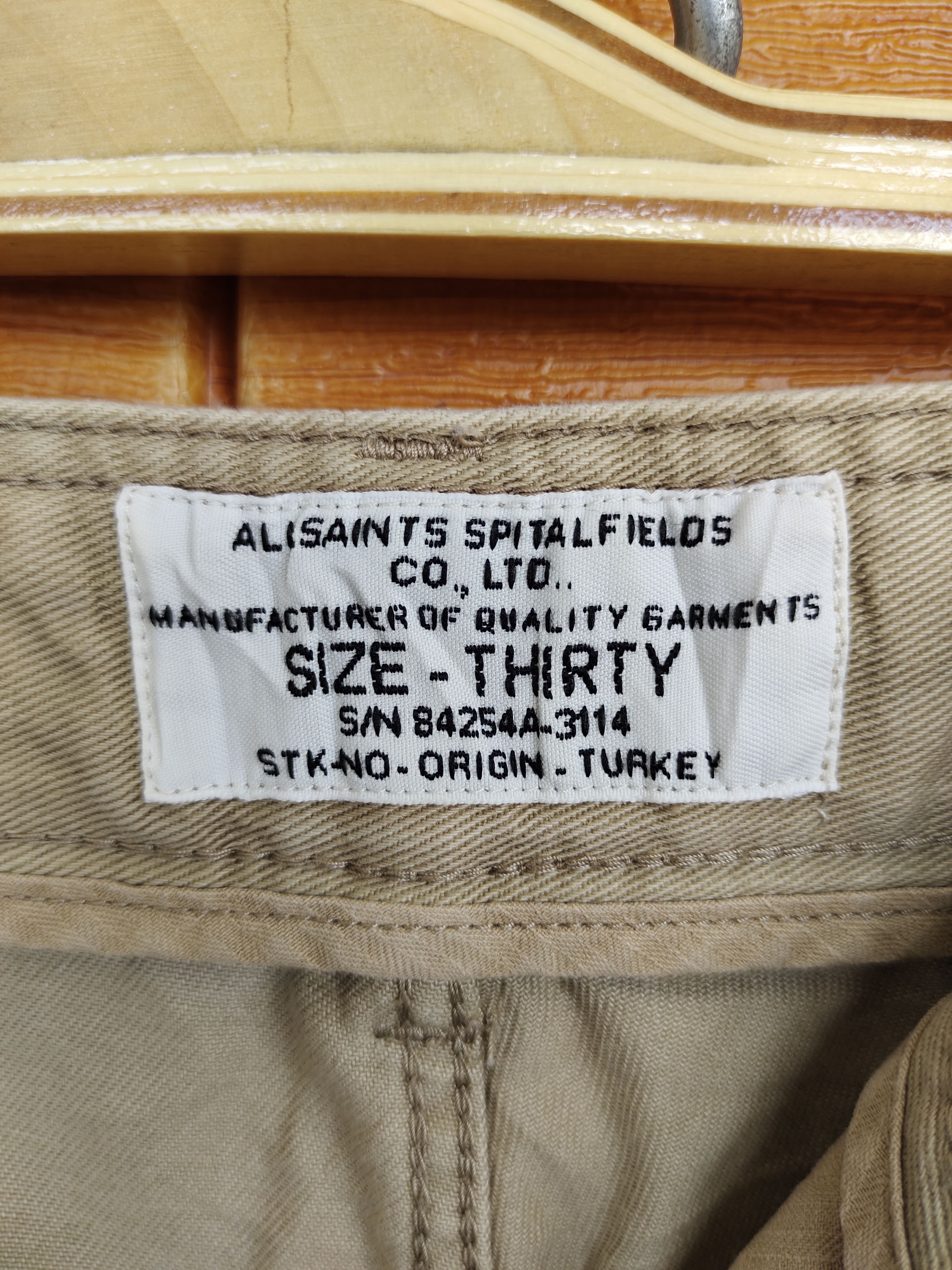 Allsaints ALLSAINTS Spitalfieds Chinos Pants Size US 31 - 18 Thumbnail