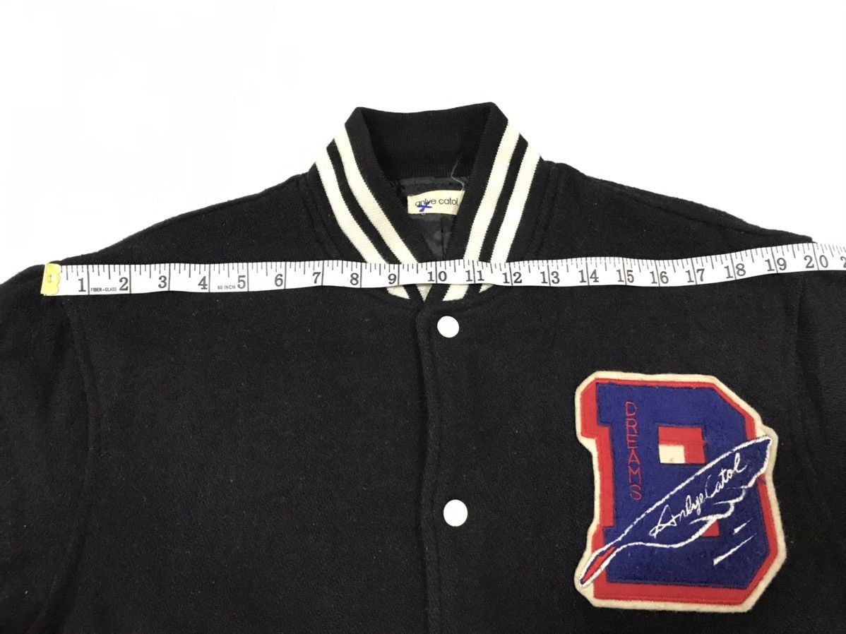 Vintage Vintage Varsity Wool Jacket Snap Button Made In Japan Size US XL / EU 56 / 4 - 12 Thumbnail