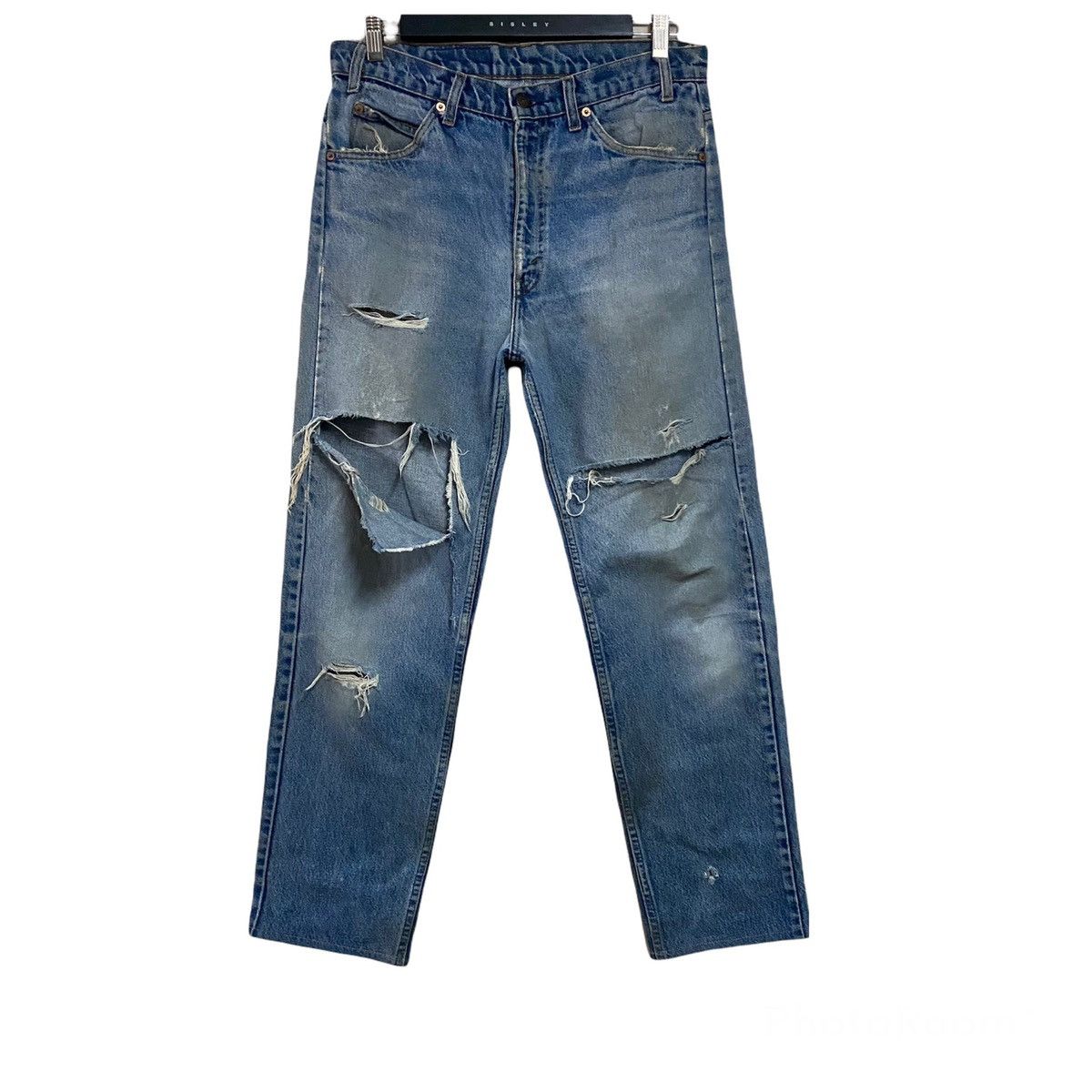 Levi's Vintage Levis 505 Orangetab Ripped Distressed Size US 33 - 1 Thumbnail