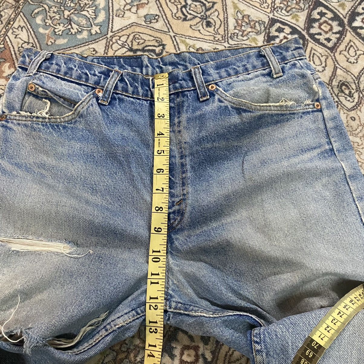 Levi's Vintage Levis 505 Orangetab Ripped Distressed Size US 33 - 20 Thumbnail