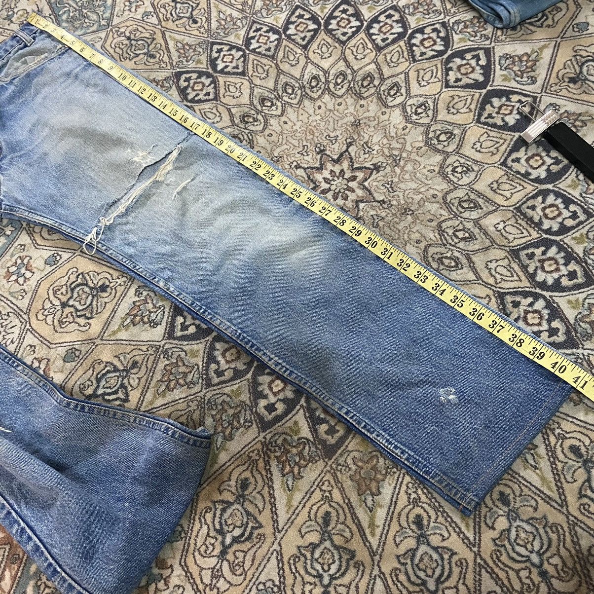 Levi's Vintage Levis 505 Orangetab Ripped Distressed Size US 33 - 21 Thumbnail