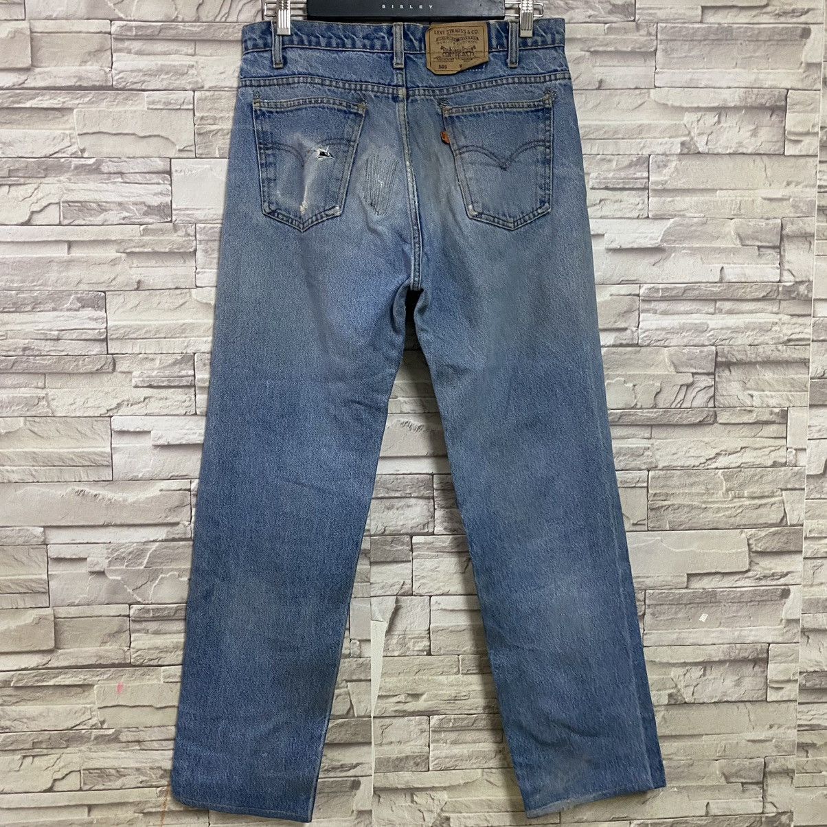 Levi's Vintage Levis 505 Orangetab Ripped Distressed Size US 33 - 10 Thumbnail