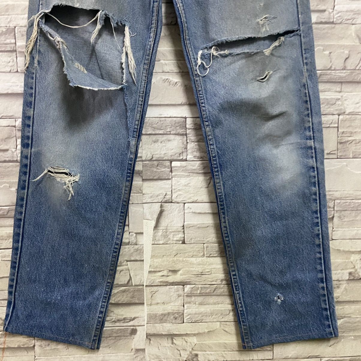 Levi's Vintage Levis 505 Orangetab Ripped Distressed Size US 33 - 9 Thumbnail