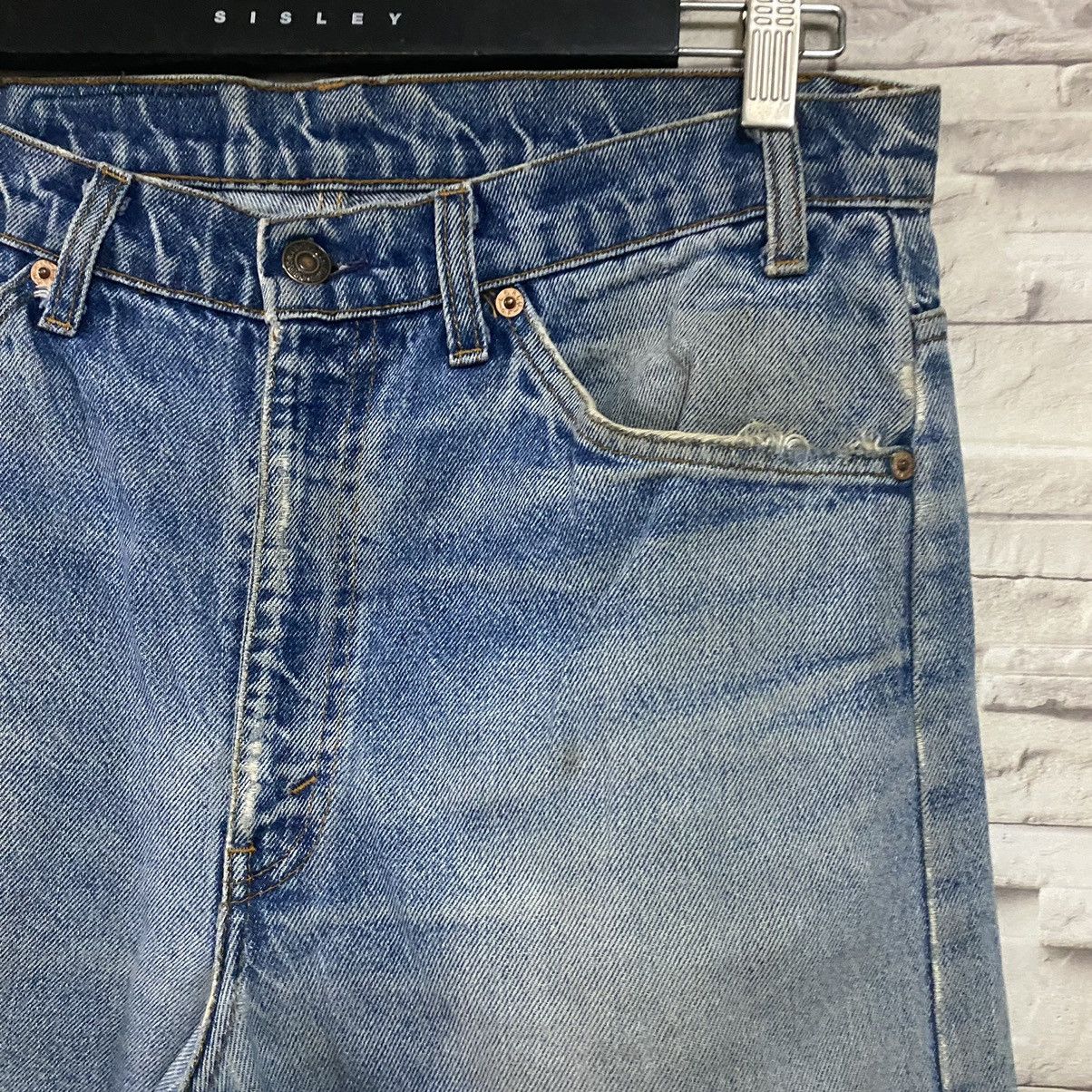 Levi's Vintage Levis 505 Orangetab Ripped Distressed Size US 33 - 6 Thumbnail