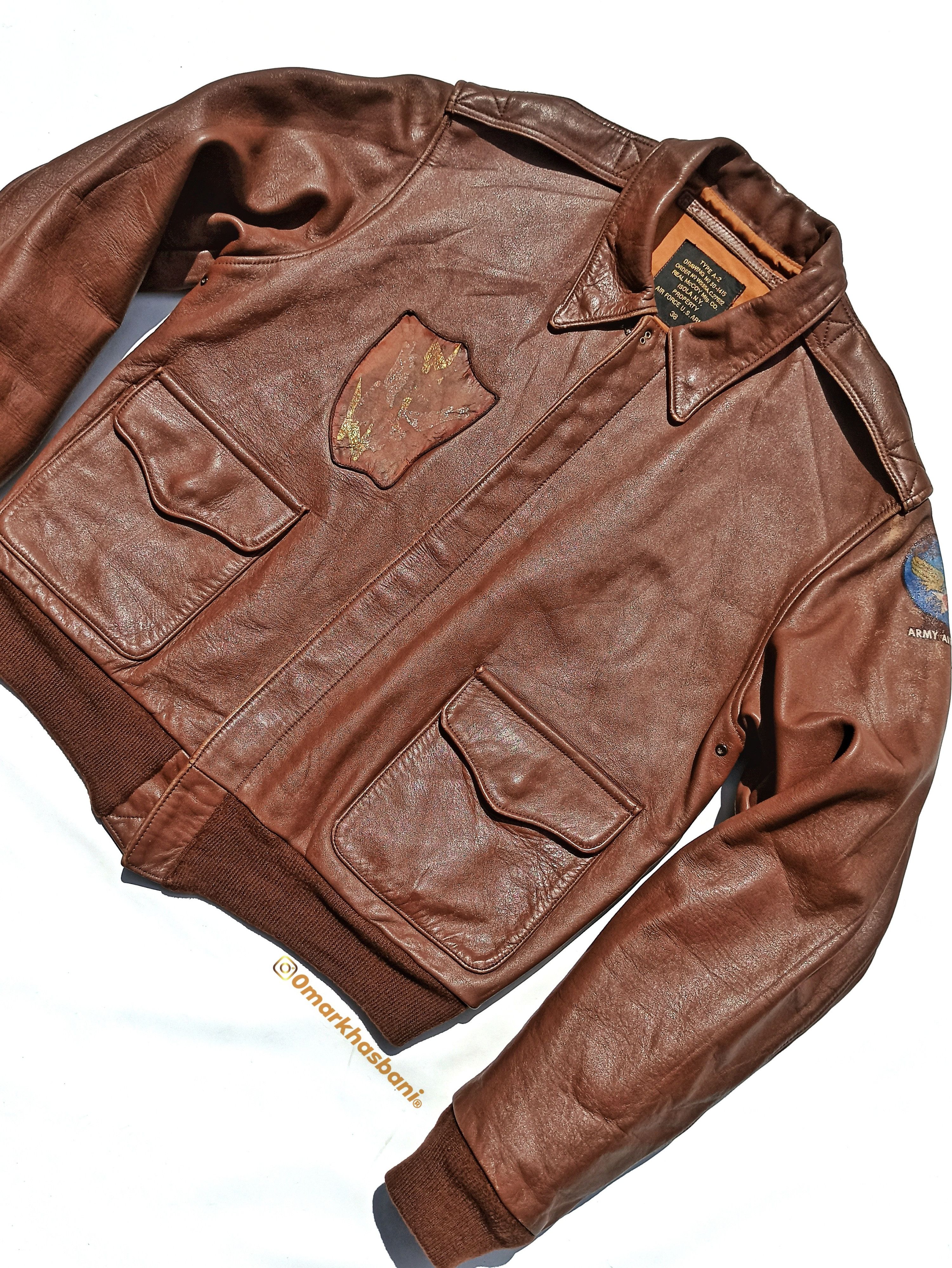 The Real McCoy's Real McCoy's A2 USAAF Horse Hide Flight Jacket | Grailed