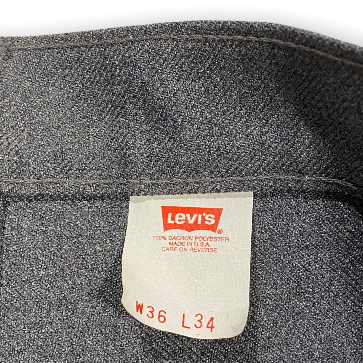 Levi's × Vintage Vintage Levi’s Panatela Pants Grey Size US 34 / EU 50 - 3 Thumbnail