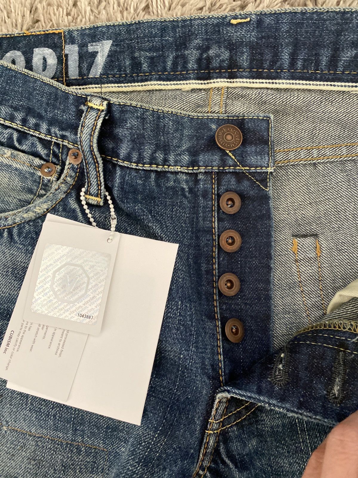Visvim Visvim Social Sculpture 10 Damaged-17 Size US 32 / EU 48 - 2 Thumbnail