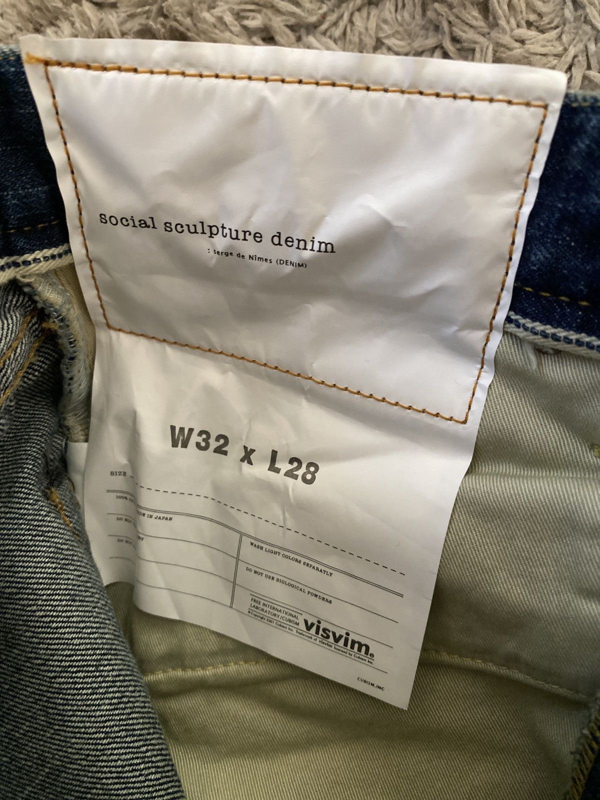 Visvim Visvim Social Sculpture 10 Damaged-17 Size US 32 / EU 48 - 4 Thumbnail