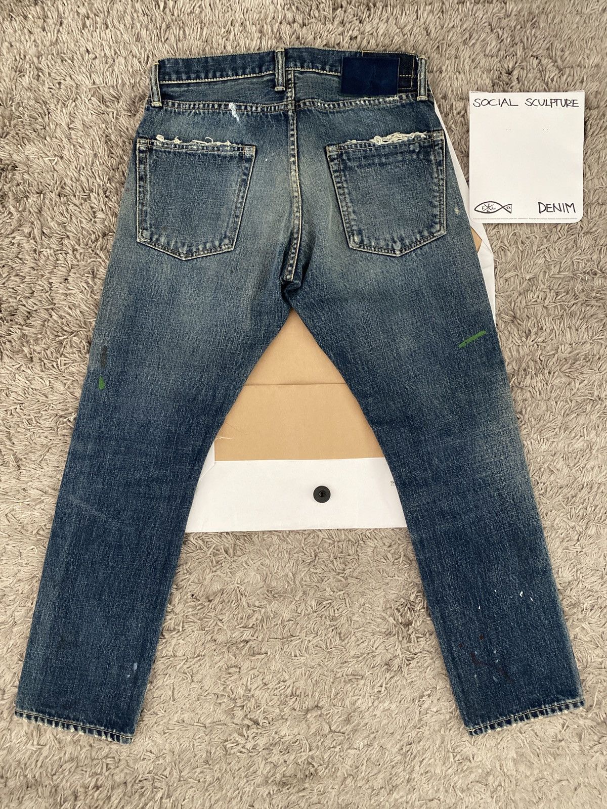 Visvim Visvim Social Sculpture 10 Damaged-17 Size US 32 / EU 48 - 5 Thumbnail