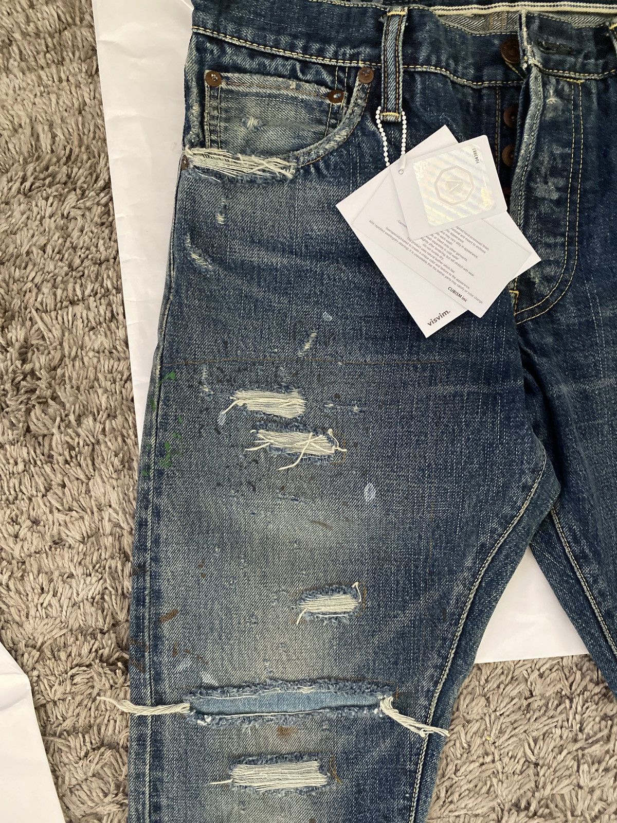 Visvim Visvim Social Sculpture 10 Damaged-17 Size US 32 / EU 48 - 14 Thumbnail