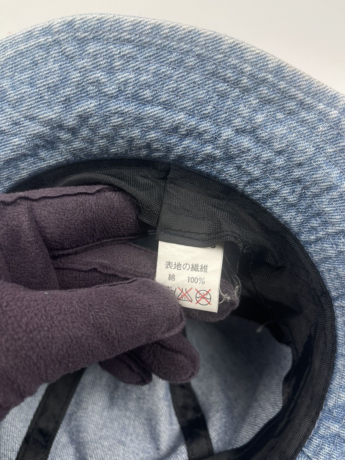 Hat Club denim bucket hat with one pocket Size ONE SIZE - 9 Thumbnail