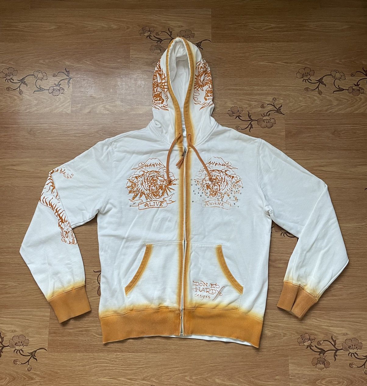 Christian Audigier Ed Hardy Christian Audigier Zip Hoodie vintage white Size US L / EU 52-54 / 3 - 2 Thumbnail