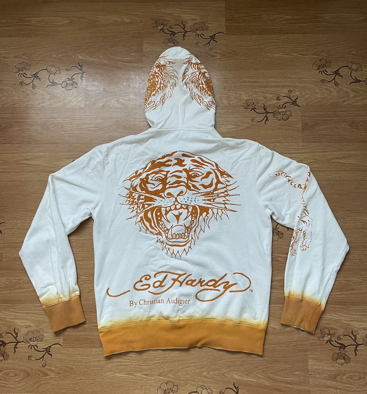 Christian Audigier Ed Hardy Christian Audigier Zip Hoodie vintage white Size US L / EU 52-54 / 3 - 9 Thumbnail