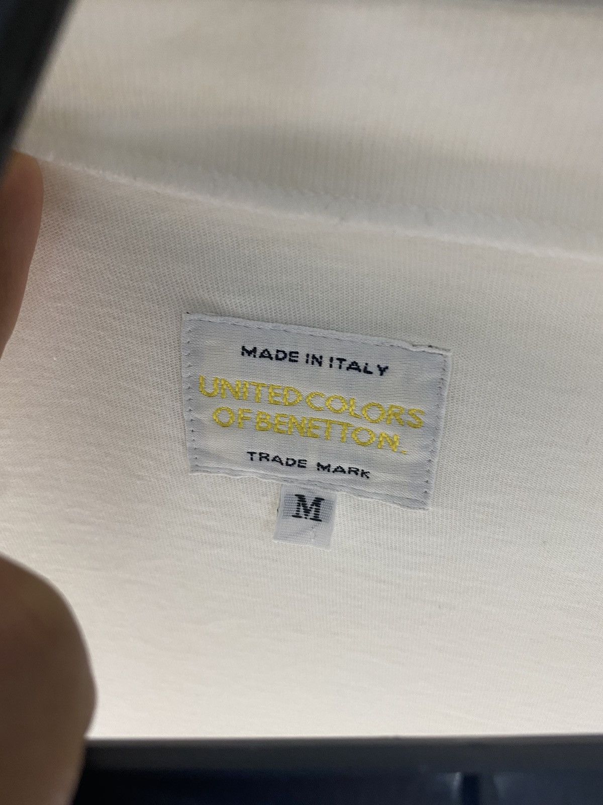 United Colors Of Benetton Rare Design Size US M / EU 48-50 / 2 - 4 Thumbnail