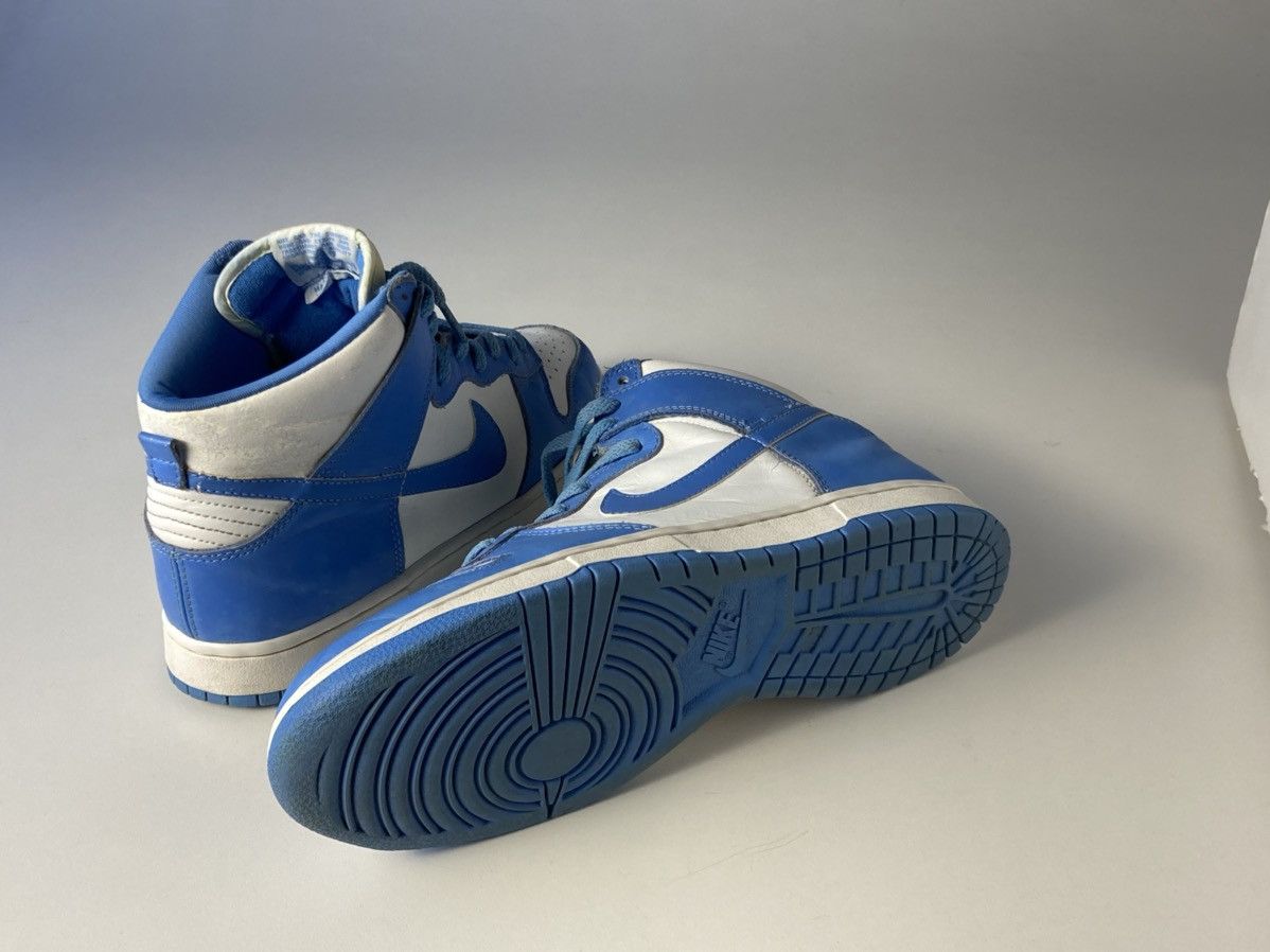 Nike 1999 Dunk High Le White | Carolina Blue UNC blue Size US 10 / EU 43 - 3 Thumbnail