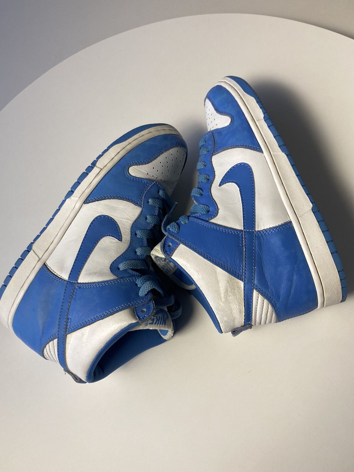 Nike 1999 Dunk High Le White | Carolina Blue UNC blue Size US 10 / EU 43 - 5 Thumbnail