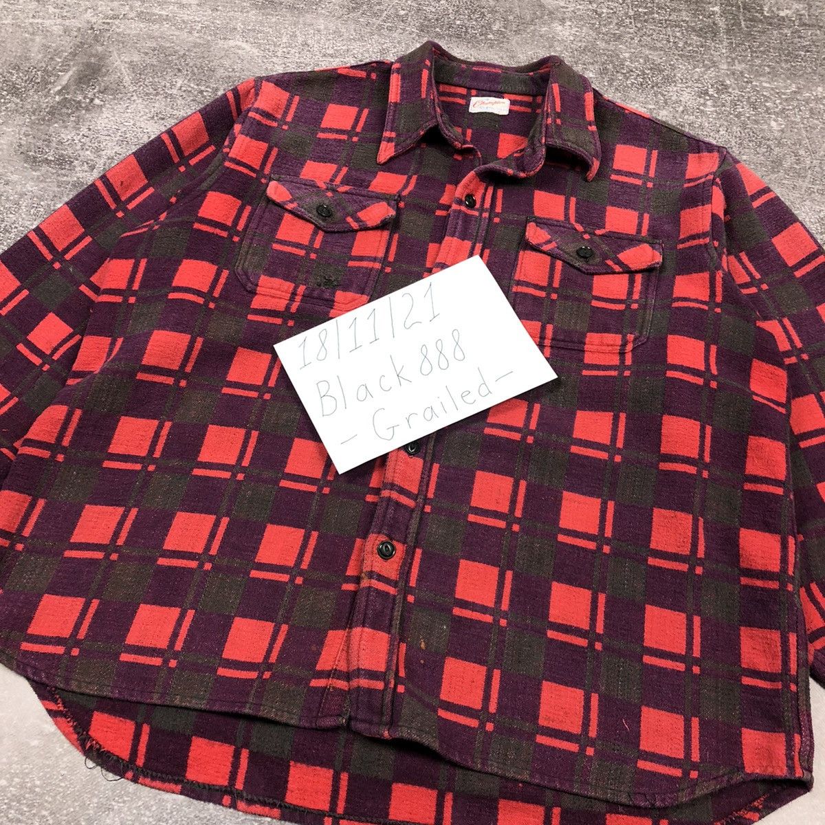 Champion Vintage 80s Champion Shirt Washed Distressed Size US M / EU 48-50 / 2 - 25 Thumbnail
