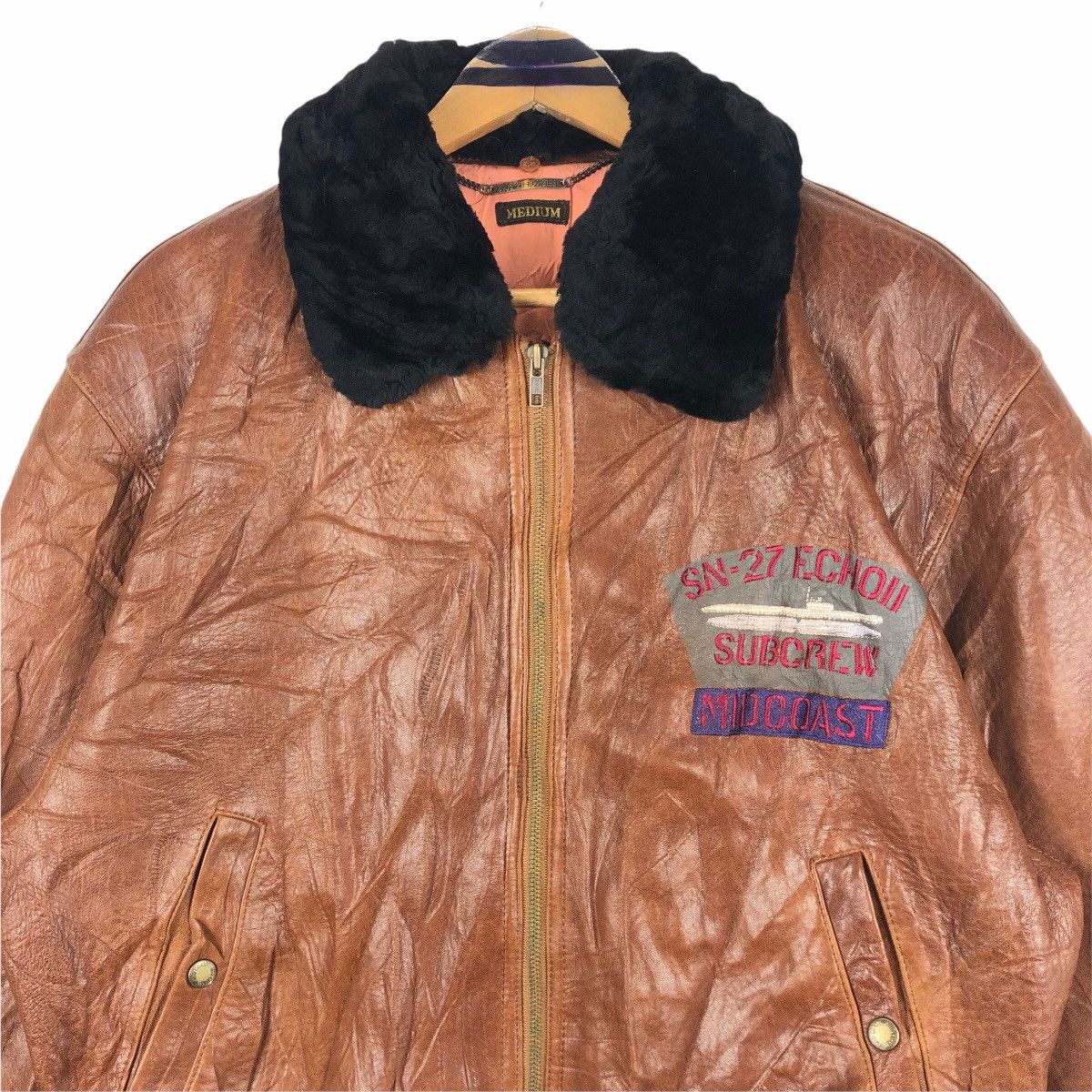 Other Vintage US Army USS Submarine B-3 Shearling Jacket Size US L / EU 52-54 / 3 - 5 Thumbnail