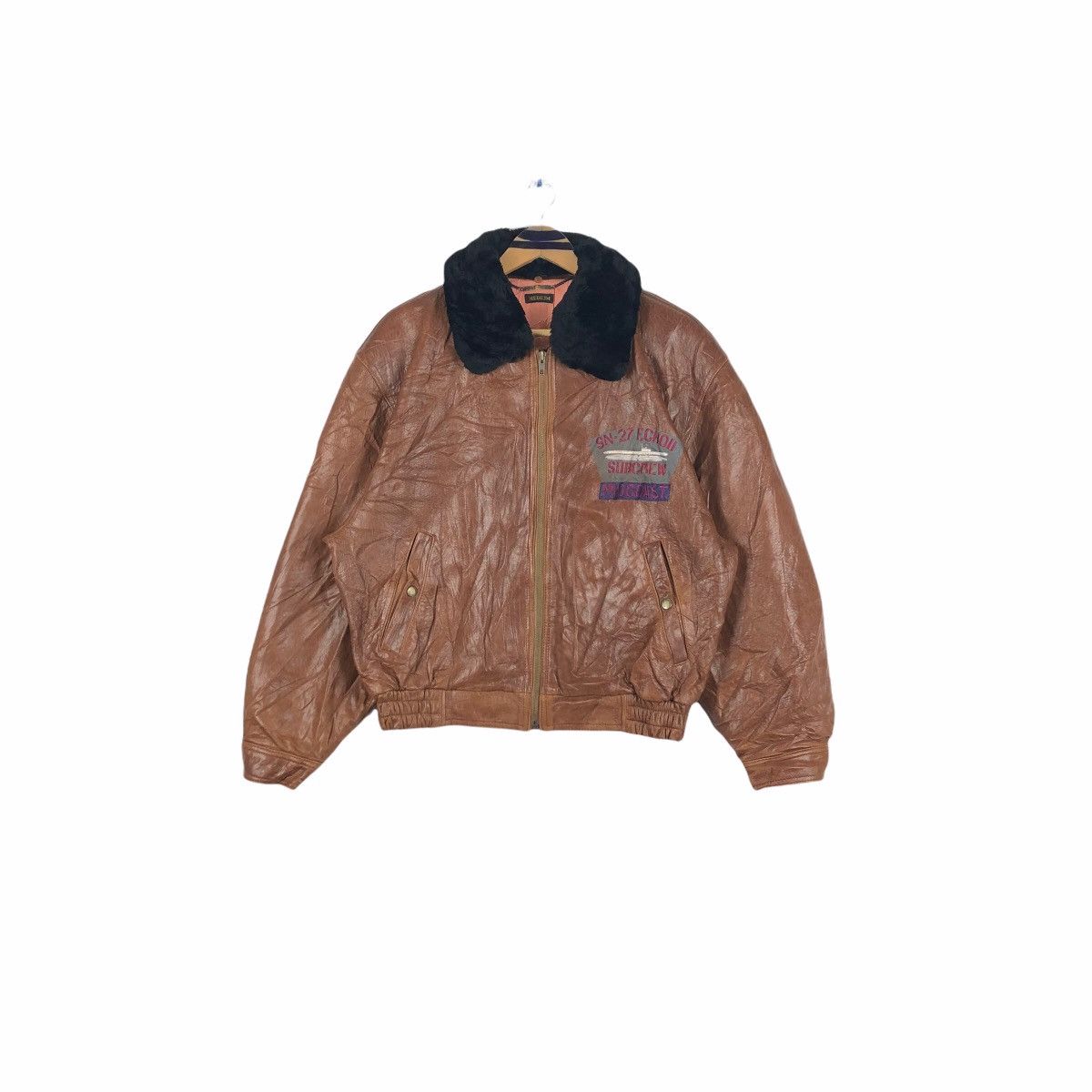 Other Vintage US Army USS Submarine B-3 Shearling Jacket Size US L / EU 52-54 / 3 - 2 Thumbnail