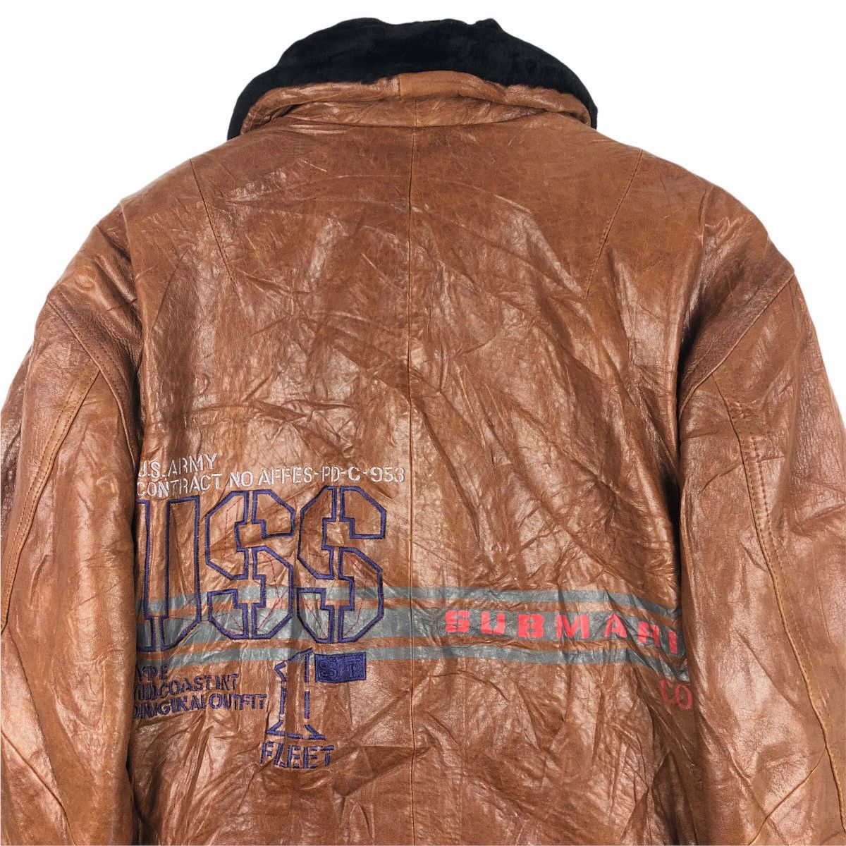 Other Vintage US Army USS Submarine B-3 Shearling Jacket Size US L / EU 52-54 / 3 - 17 Thumbnail