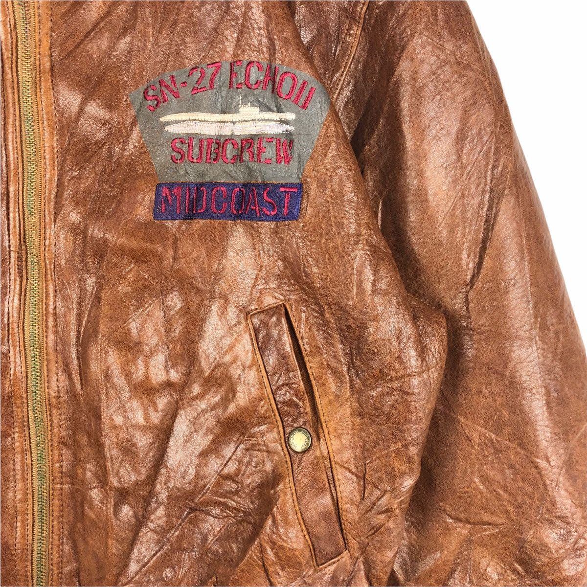 Other Vintage US Army USS Submarine B-3 Shearling Jacket Size US L / EU 52-54 / 3 - 6 Thumbnail