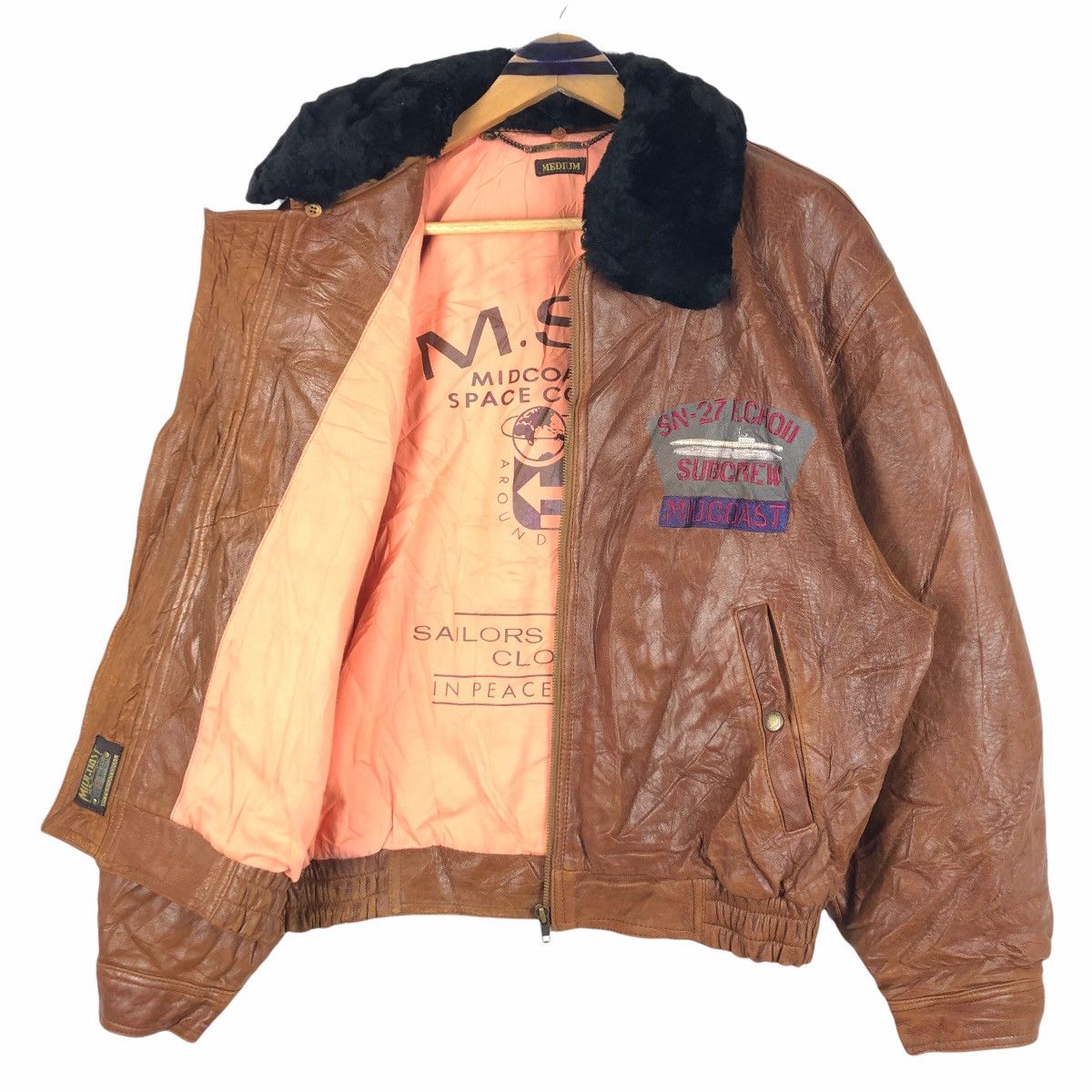 Other Vintage US Army USS Submarine B-3 Shearling Jacket Size US L / EU 52-54 / 3 - 10 Thumbnail