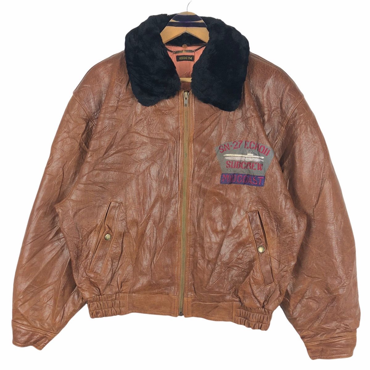 Other Vintage US Army USS Submarine B-3 Shearling Jacket Size US L / EU 52-54 / 3 - 1 Thumbnail