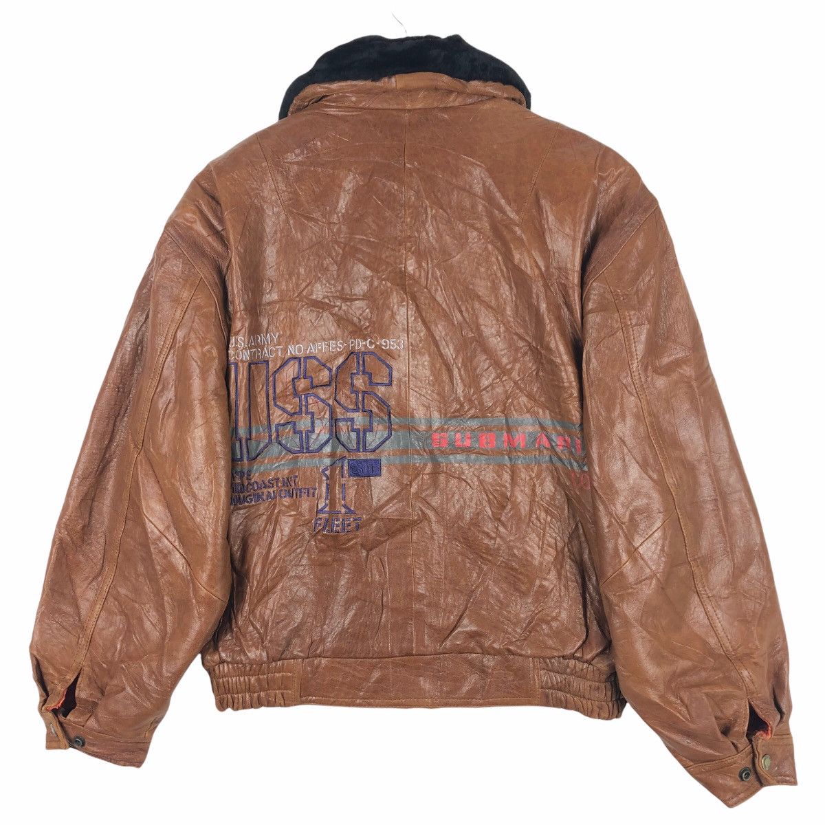 Other Vintage US Army USS Submarine B-3 Shearling Jacket Size US L / EU 52-54 / 3 - 16 Thumbnail