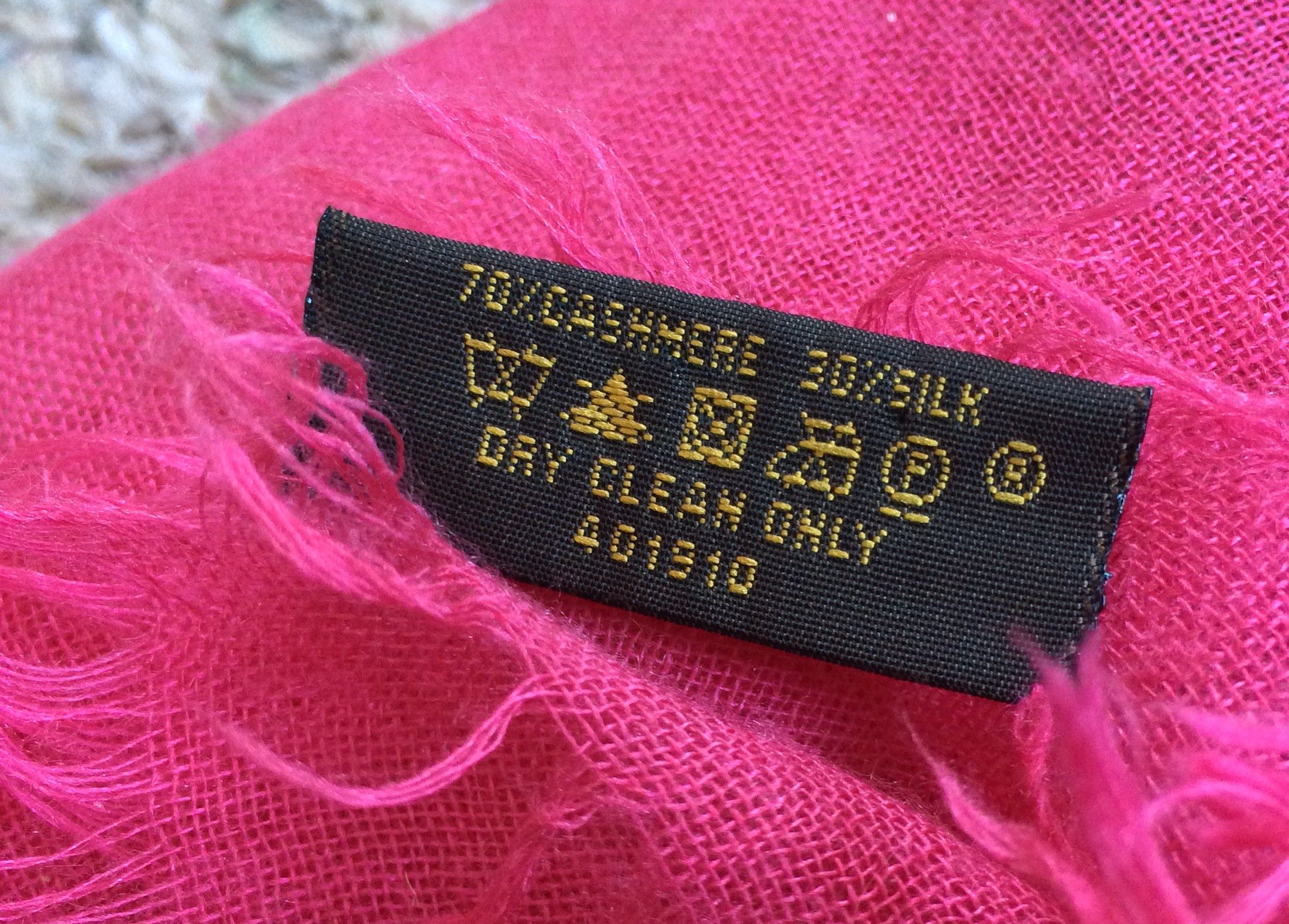 Louis Vuitton × Stephen Sprouse Louis Vuitton Sprouse Cashmere Silk Graffiti Scarf Size ONE SIZE - 7 Thumbnail