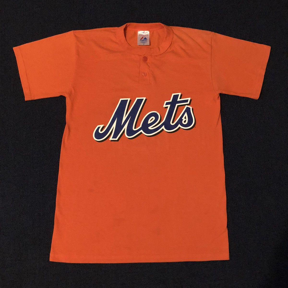 Vintage 90’s New York Mets Todd Hundley MLB Jersey Graphic T-Shirt Mens  Large