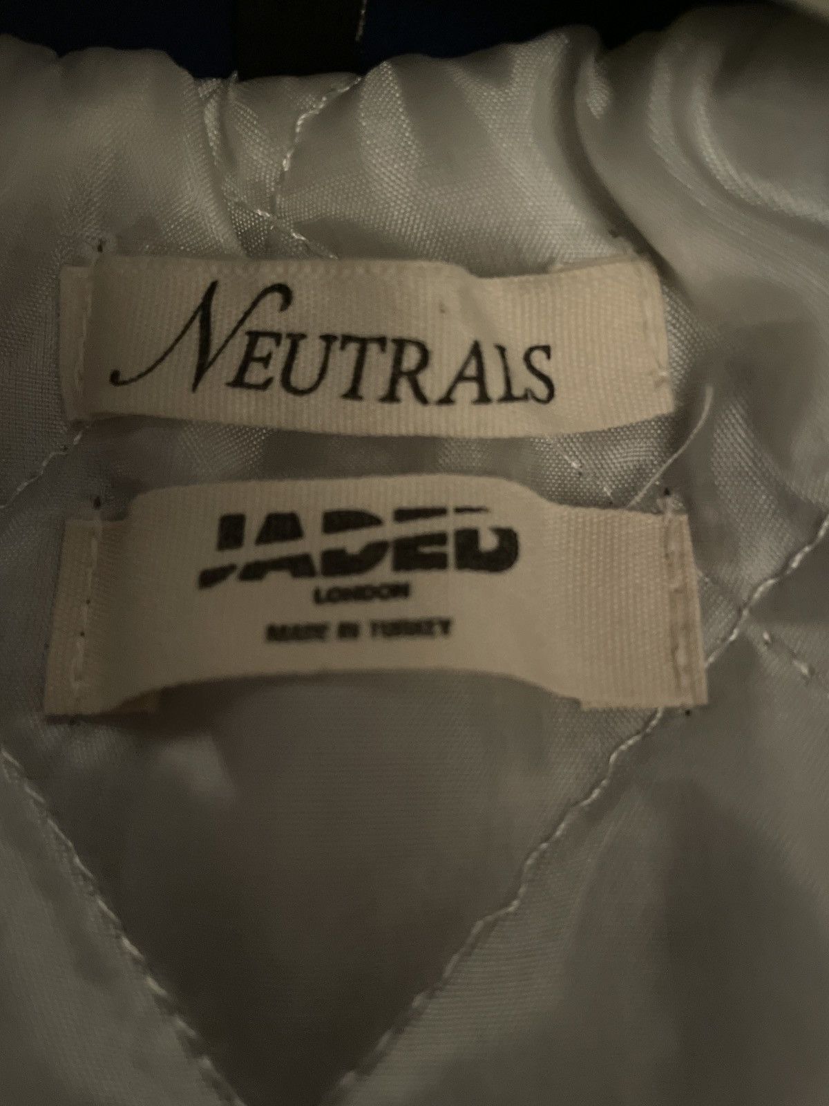 Jaded London Jaded London Neutrals Blue Varsity Jacket | Grailed