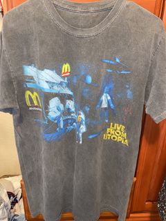 Travis Scott x McDonald's Cj Live From Utopia L/S T-Shirt Grey