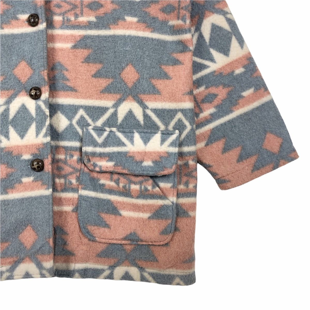 Native Vintage Tea Tam Fleece Duffle Coat Navajo Size US L / EU 52-54 / 3 - 4 Thumbnail