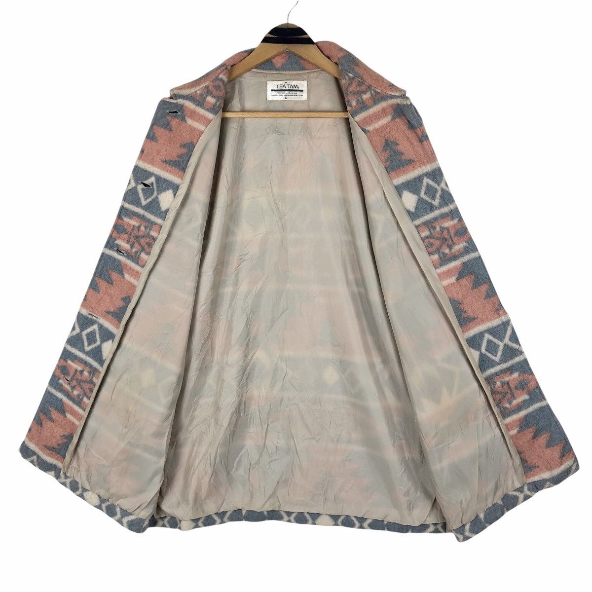 Native Vintage Tea Tam Fleece Duffle Coat Navajo Size US L / EU 52-54 / 3 - 9 Thumbnail