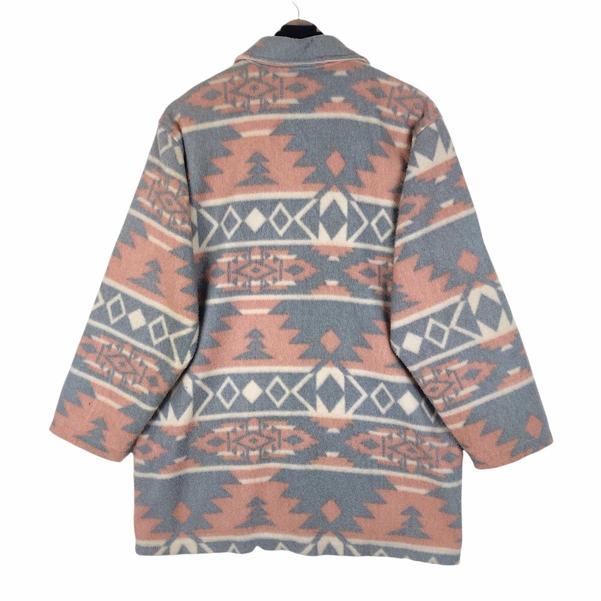 Native Vintage Tea Tam Fleece Duffle Coat Navajo Size US L / EU 52-54 / 3 - 10 Thumbnail