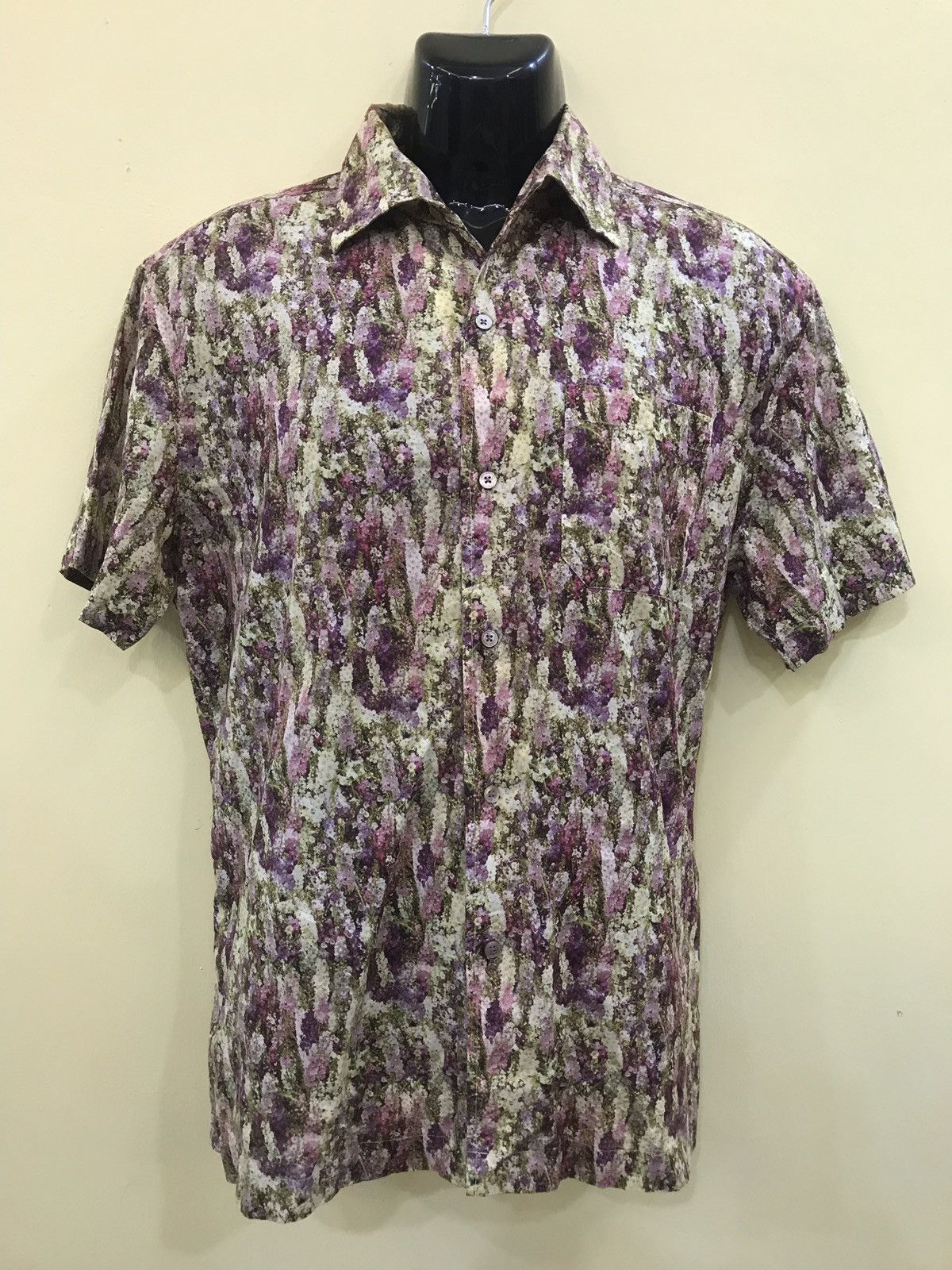 Paul Smith Paul Smith Collection Floral Lavender Shirt Size US XL / EU 56 / 4 - 1 Thumbnail