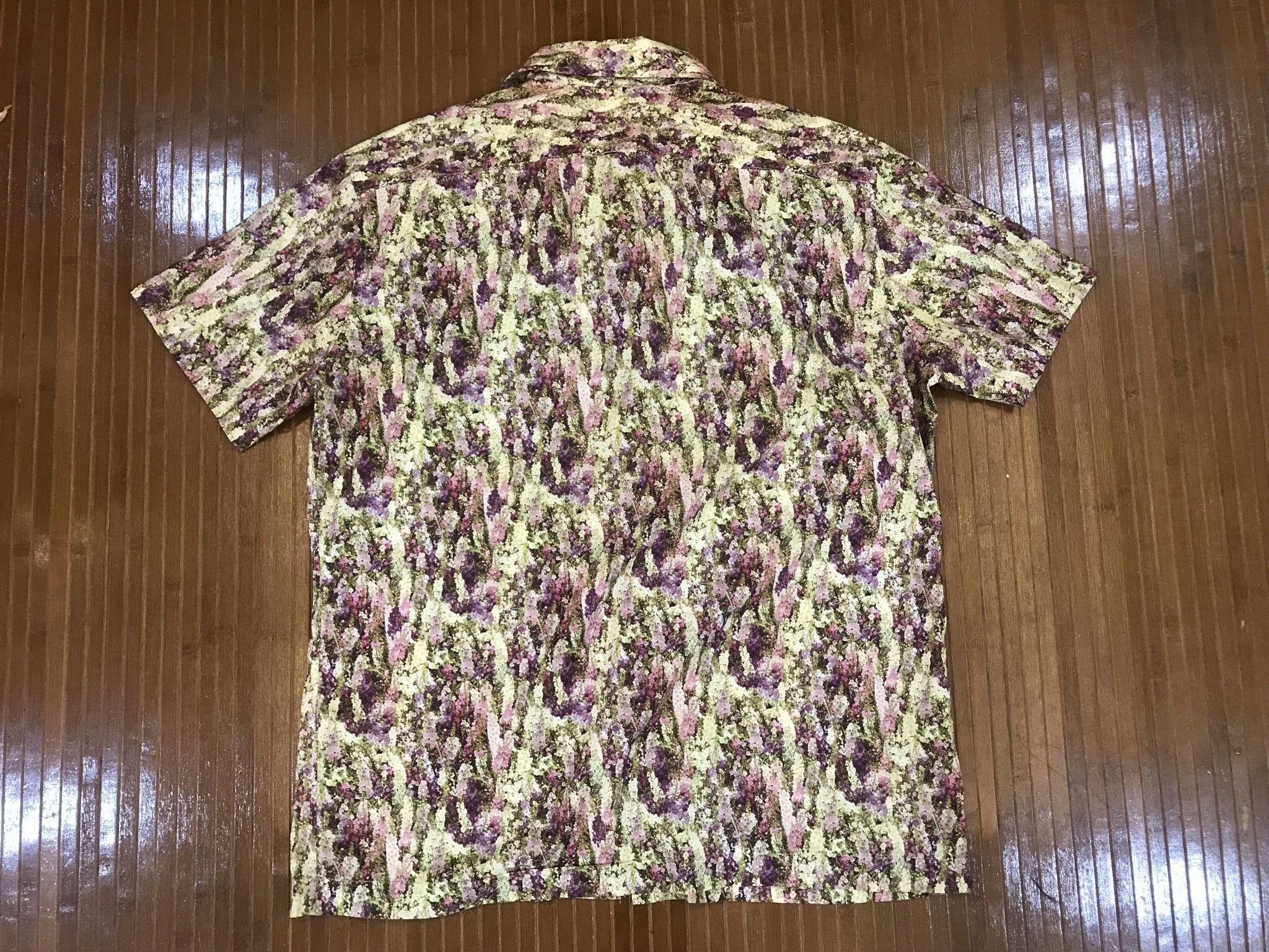 Paul Smith Paul Smith Collection Floral Lavender Shirt Size US XL / EU 56 / 4 - 5 Thumbnail