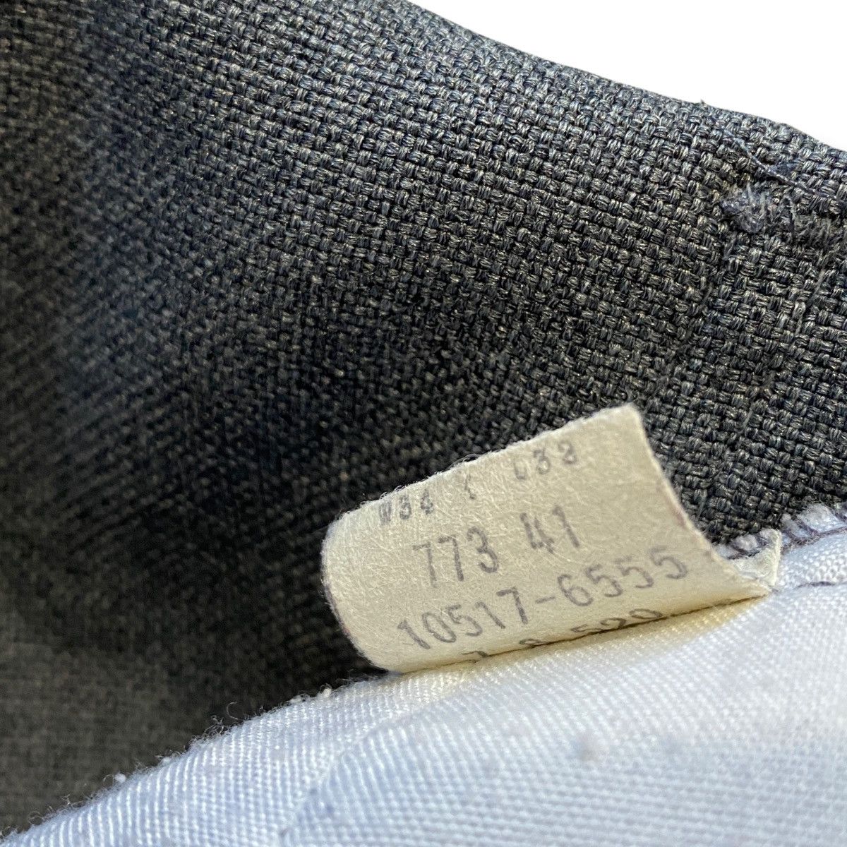 Levi's 70s dark grey polyester levis flared trousers Size US 31 - 2 Thumbnail