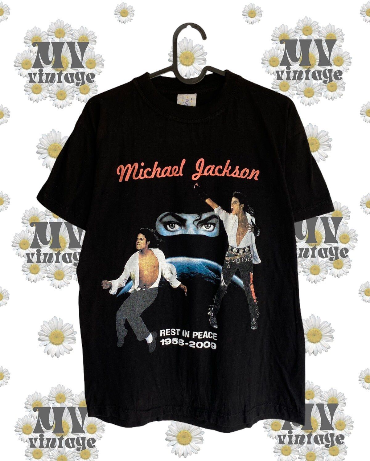 Vintage Michael Jackson 00s Vintage Band Tour Rock Metal Dark Death Size US M / EU 48-50 / 2 - 1 Preview